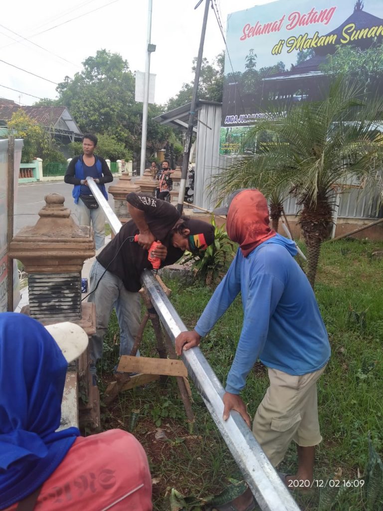 Terpasangnya Lampu Jalan di  Area Objek  Wisata Kab Demak 