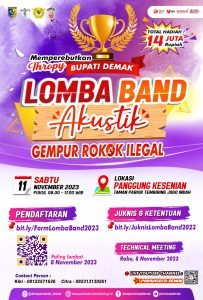 Read more about the article Ikuti Keseruan Lomba Band Akustik Gempur Rokok Ilegal