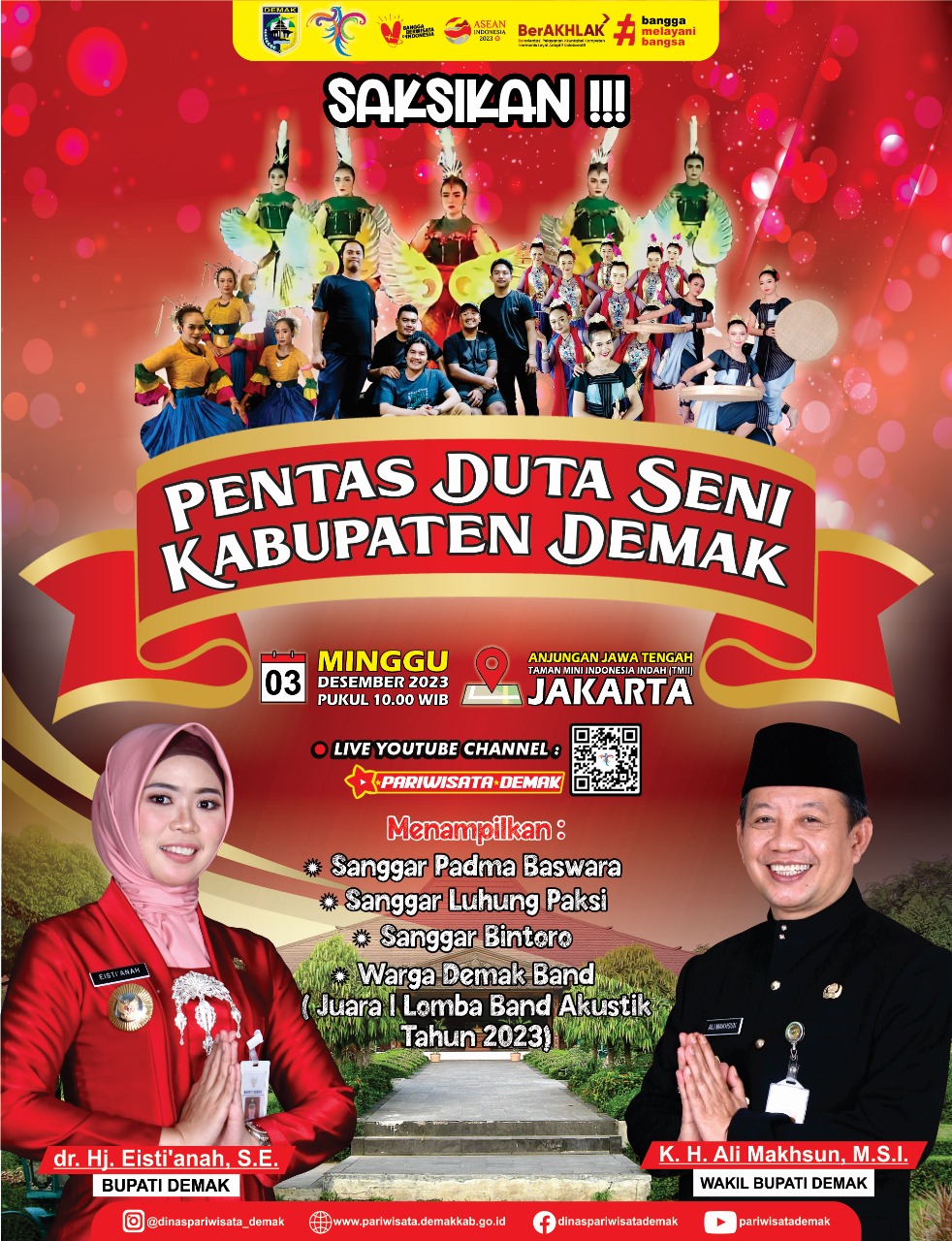 You are currently viewing Pentas Duta Seni Kabupaten Demak 2023