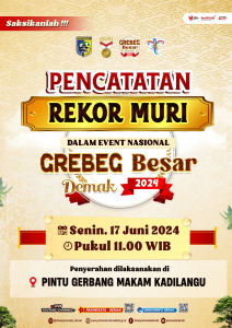 Read more about the article Event Grebeg Besar 2024 Akan Mencatatkan Rekor MURI Lagi